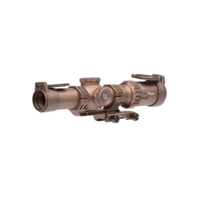 Sig Sauer FDE Tango MSR 1-6x scope with etched illuminated BDC reticle, throw lever, and Alpha cantilever mount for $225 shipped (log in for price) with code MRGUNSNGEAR currently here