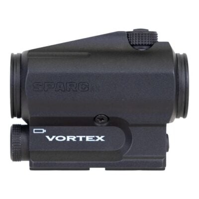 Vortex Optics SPARC-AR red dot optic with 2 MOA dot, lower 1/3 & absolute co-witness mount, lifetime warranty, and 2-5 year battery life powered by an AAA battery for $69/ea currently here: