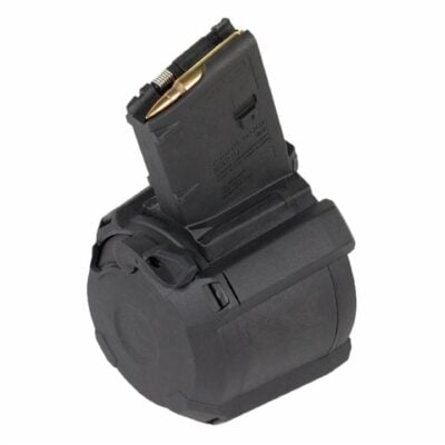 Magpul D-60 standard capacity 60 round AR15 drum magazines for $97/ea shipped when you add 2x or more (no limit) to your cart and use code MRGUNSNEAR currently here