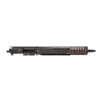 Daniel Defense M4A1 upper with 14.5'' 5.56 CHF chrome lined MP/HP tested barrel, pinned gas block, and FDE RIS II handguard for $675 *shipped* with code "MRGUNSNGEAR" currently here: