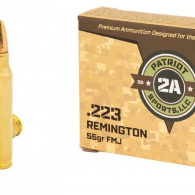 Patriot Sports brass case 55gr 223 for $0.399/rd currently here