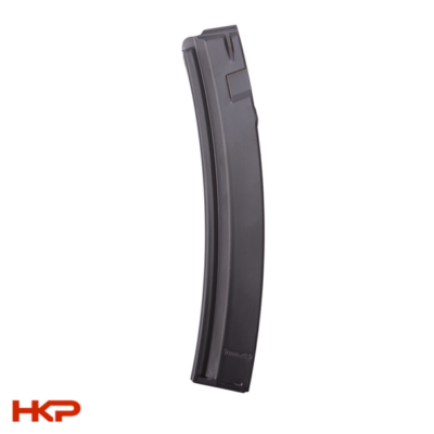 MKE standard capacity 30 round MP5 magazines built on factory H&K machinery with chromed followers for $26/ea currently here:
