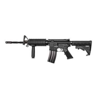 PSA "M4A1"(ish) clone with 14.5'' 5.56 4150CMV nitrided M4 profile barrel, pinned flash hider (non NFA item), pinned FSB as God intended, M4A1 marked lower, quad rail handguard with covers, and VFG for $499 currently here