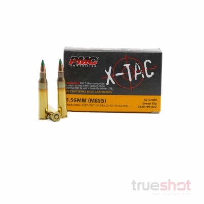 PMC brass case 5.56 M855 with 62gr green tip penetrators for $0.454/rd shipped with code MRGUNSNGEAR currently here
