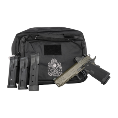 Springfield 17/20+1 Prodigy 2011 with tungsten cerakote finish, 5'' barrel, fiber optic front sight, Viridian green dot optic, padded range bag, and 4x magazines for $1,199 *shipped* currently here