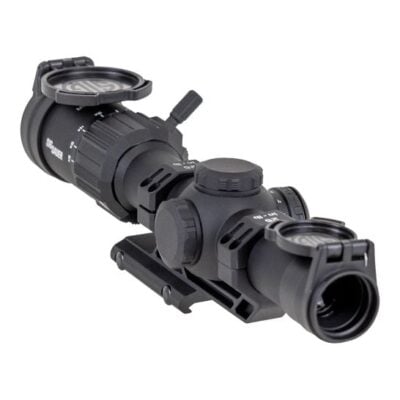 Sig Sauer Tango MSR 1-6x scope with "red dot bright" Hellfire MOA illuminated reticle, throw lever, and Alpha cantilever mount for $199 currently here