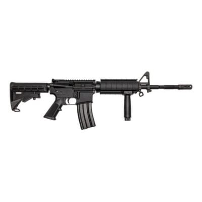 PSA "M4A1" (ish) clone with 14.5'' 5.56 4150CMV nitrided M4 profile barrel, pinned flash hider (non NFA item), pinned FSB as God intended, M4A1 marked lower, quad rail handguard with covers, and VFG for $499 currently here: