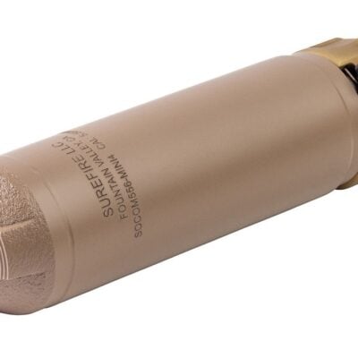 Surefire SOCOM RC4 Mini FDE reduced backpressure 3D printed suppressor for $1,199 (add to cart for price) here