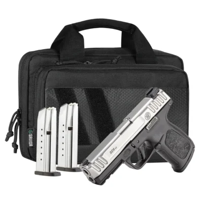 Smith & Wesson 16+1 SD9 2.0 with stainless slide, 3x magazines, and a Savior Equipment padded range case for $276 *shipped* currently here