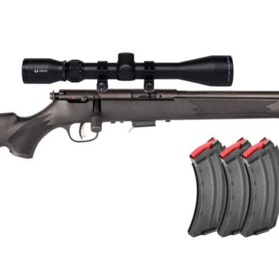 Savage Mark II FV-SR XP bolt action with 16'' 22LR threaded barrel, Viridian EON 3-9x scope & rings, and 4 magazines for $329 shipped *plus* there's a $30 rebate with purchase currently here