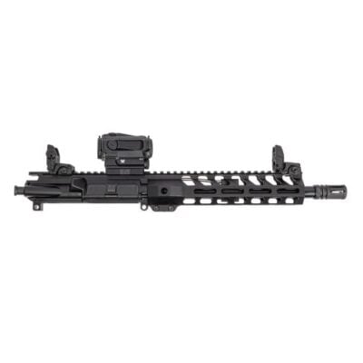 PSA AR15 upper with 10.5'' 300BLK nitrided barrel, MLOK free floated rail, Magpul MBUS II sights, and Vortex SPARC AR red dot optic with 2 MOA red dot & 2-5 year battery life for $299 currently here
