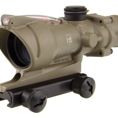 Trijicon FDE American made TA31 4x compact ACOG with red dual illuminated (tritium & fiber optic) 223/5.56 BDC reticle for $999 currently here: