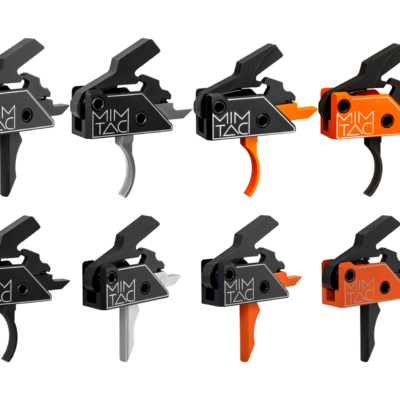 MimTac drop in AR15/AR10 (most AR9s) match trigger with crisp 3.5lb break and anti-walk pins for $65/ea currently here